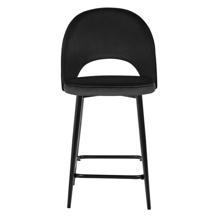 Стул барный Leo черно-белого цвета с поворотным механизмом - лучшие Барные стулья в INMYROOM