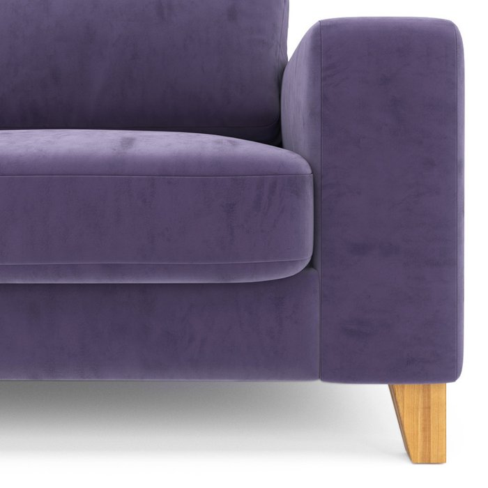 Диван Ruby ST трехместный фиолетового цвета - лучшие Прямые диваны в INMYROOM