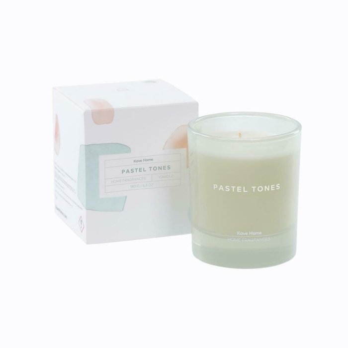 Ароматическая свеча Pastel Tones M светло-зеленого цвета Ароматическая свеча Pastel Tones M светло-зеленого цвета