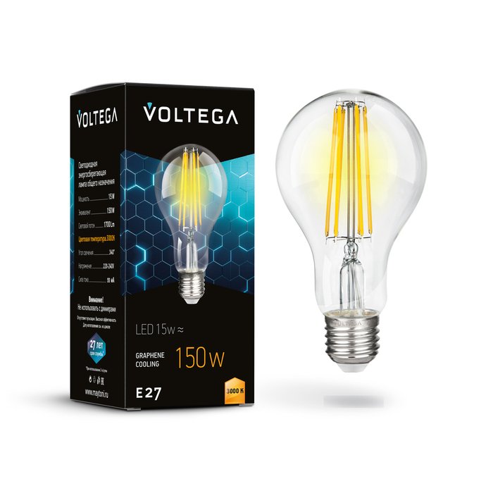 Лампочка Voltega 7226 General purpose bulb Crystal Лампочка Voltega 7226 General purpose bulb Crystal