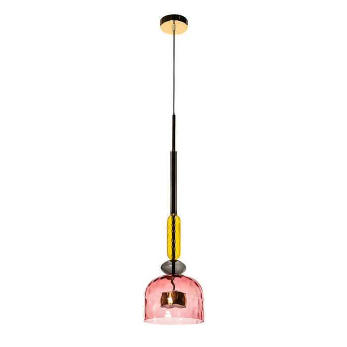 Подвесной светильник Candy розово-золотого цвета - лучшие Подвесные светильники в INMYROOM