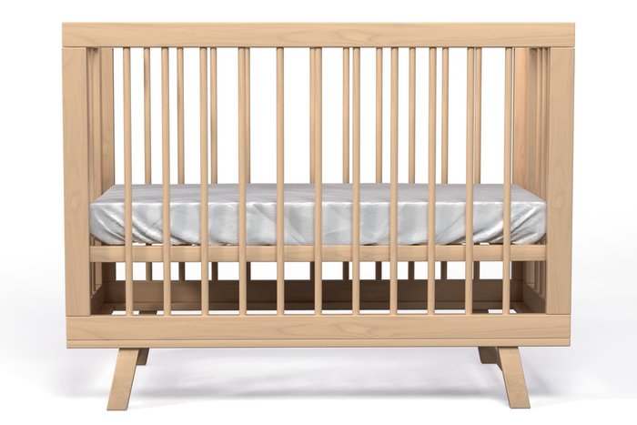 Кроватка для новорожденного Lilla Aria 60х120 бежевого цвета - купить Колыбели по цене 36900.0
