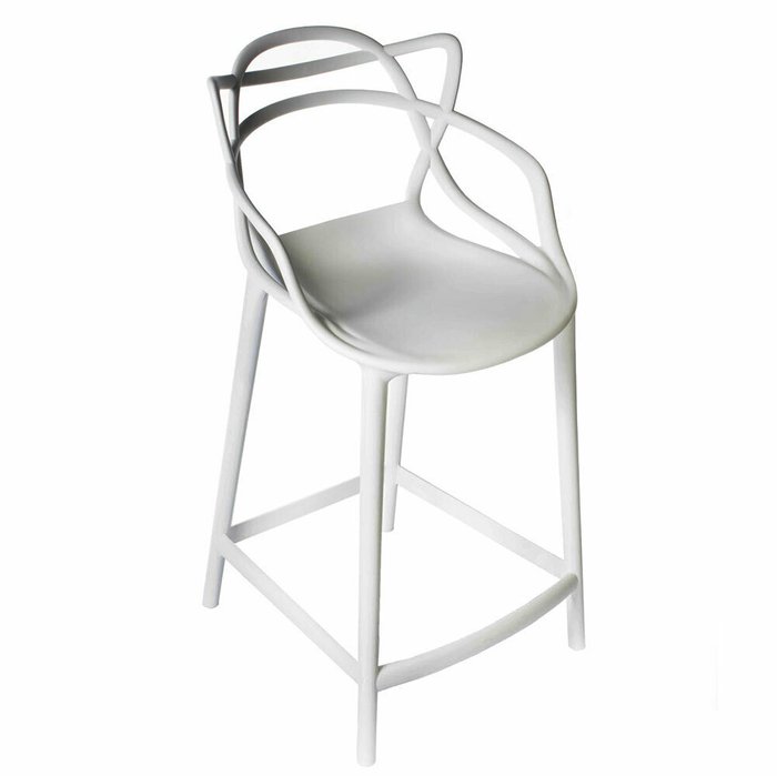 Комплект из двух полубарных стульев  Masters светло-серого цвета - купить Барные стулья по цене 36810.0