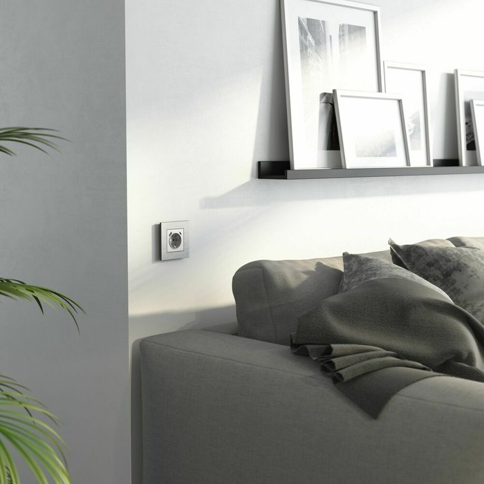 W0013506/ Рамка на 1 пост AluMax (алюминий) W0013506 AluMax алюминий - лучшие Розетки в INMYROOM W0013506/ Рамка на 1 пост AluMax (алюминий) W0013506 AluMax алюминий - лучшие Розетки в INMYROOM