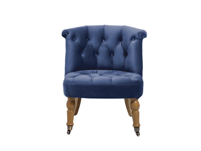 Кресло Visconte синего цвета - купить Интерьерные кресла по цене 34290.0