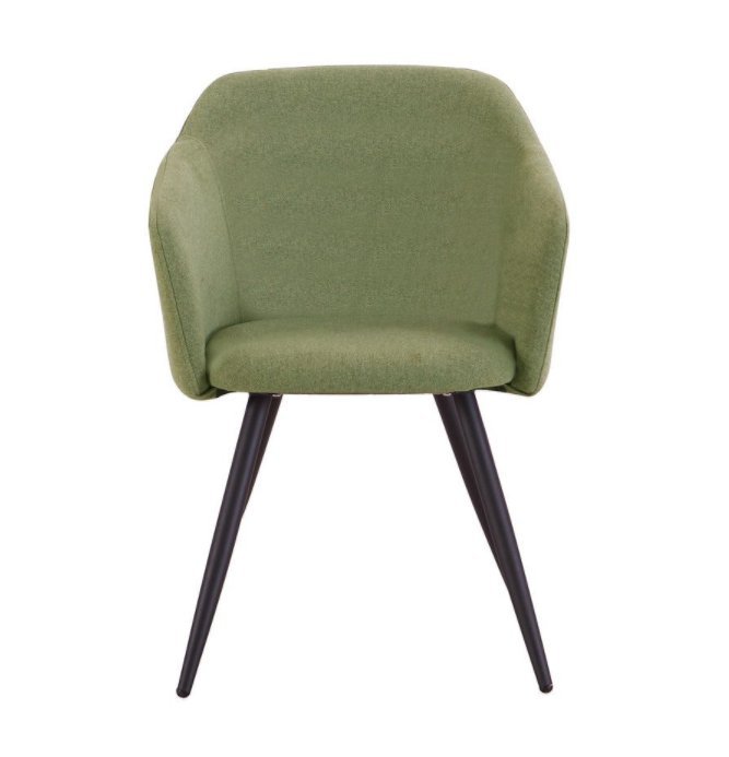 Стул Уолтер с обивкой из ткани зеленого цвета - лучшие Обеденные стулья в INMYROOM