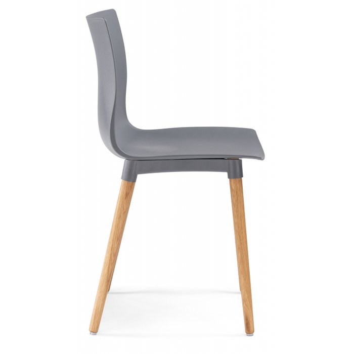 Обеденный стул Кобе серого цвета - лучшие Обеденные стулья в INMYROOM