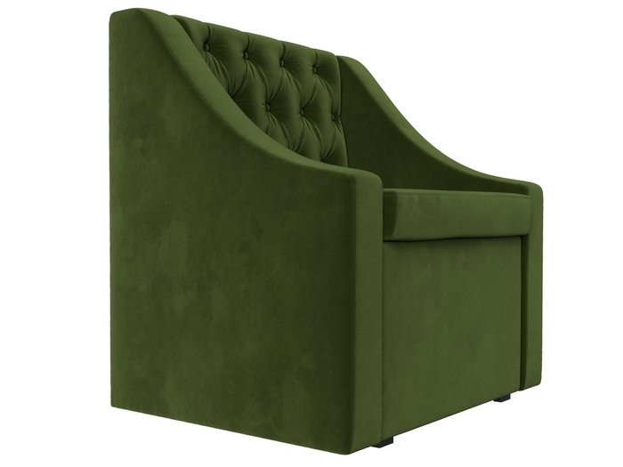 Кресло Мерлин зеленого цвета с ящиком - лучшие Интерьерные кресла в INMYROOM