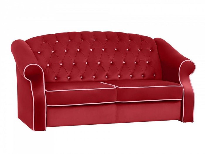 Диван-кровать Boston красного цвета - купить Прямые диваны по цене 110600.0