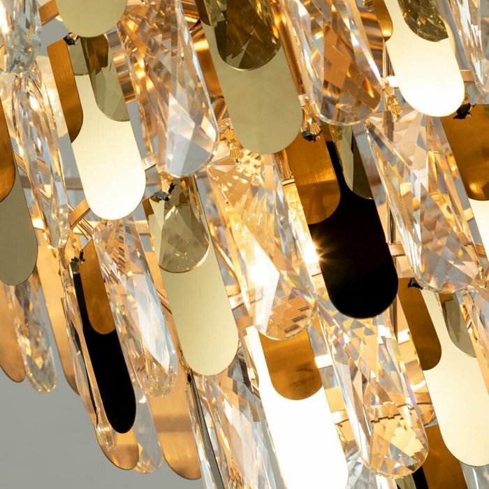 Светильник потолочный Vivien золотого цвета - лучшие Подвесные светильники в INMYROOM
