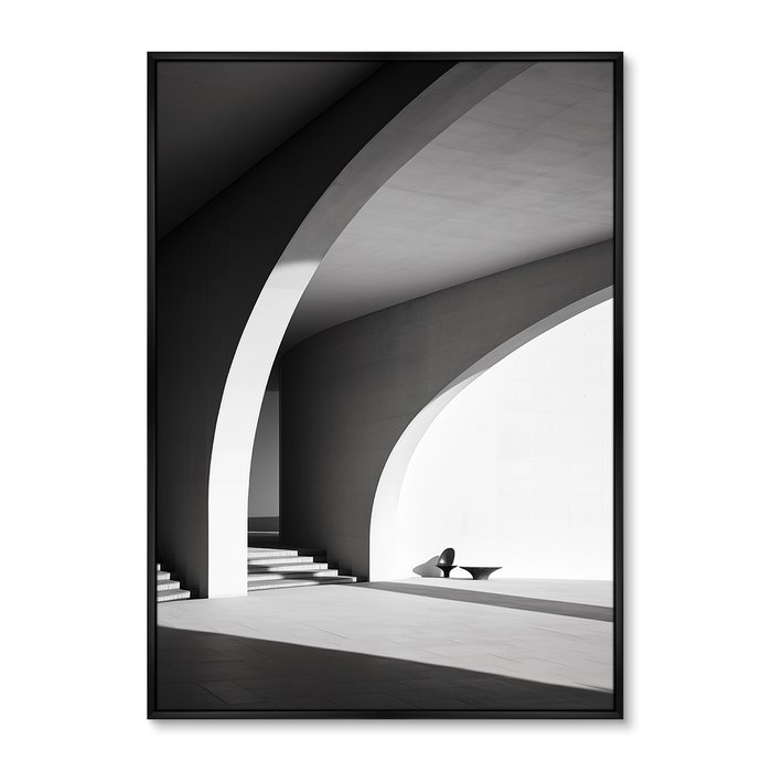 Репродукция картины Architecture, curves of arches, No 1, 2024г.