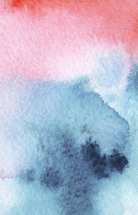 Постер Абстракция розово-голубого цвета 50х70