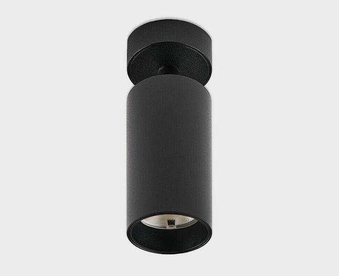 Спот IT02-018 black 3000K (алюминий, цвет черный) - купить Накладные споты по цене 4675.0