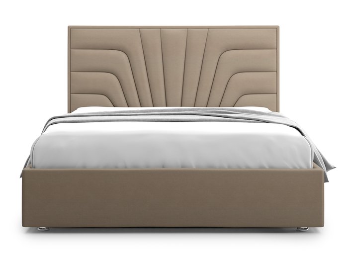 Кровать Premium Milana 140х200 коричневого цвета с подъемным механизмом - купить Кровати для спальни по цене 70800.0