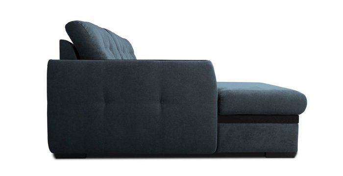 Угловой модульный диван-кровать Айдер темно-серого цвета - лучшие Угловые диваны в INMYROOM