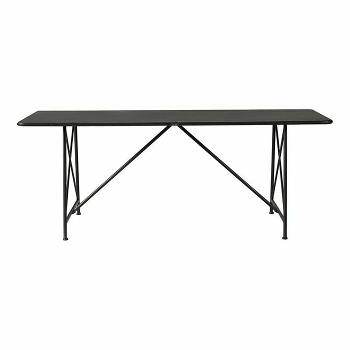 Обеденный стол из металла черного цвета - купить Обеденные столы по цене 78050.0