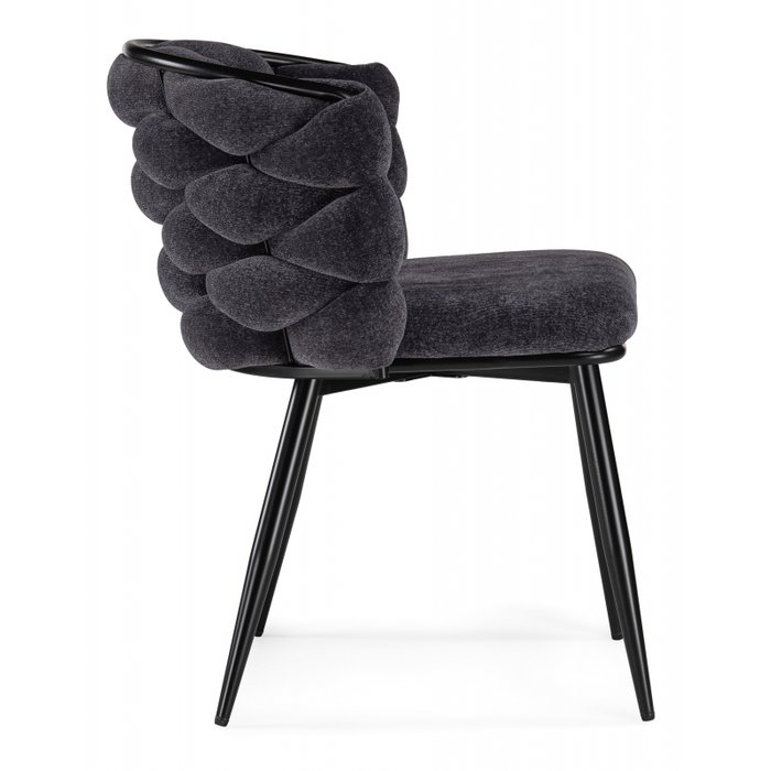 Обеденный стул Rendi серо-черного цвета - лучшие Обеденные стулья в INMYROOM