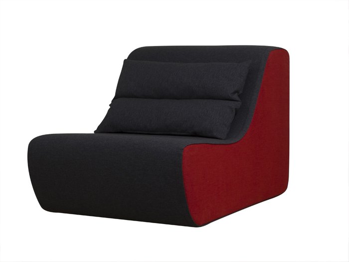Кресло Neya черно-бордового цвета