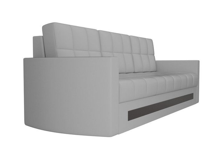 Прямой диван-кровать Белла белого цвета (экокожа) - лучшие Прямые диваны в INMYROOM