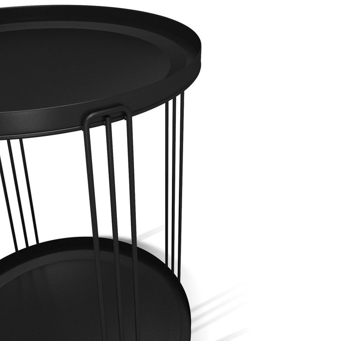 Сервировочный стол Арнис черного цвета - лучшие Сервировочные столики в INMYROOM