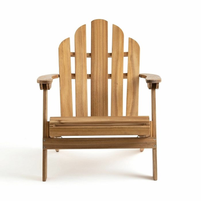 Кресло для сада Thodore в стиле Адирондак бежевого цвета - купить Садовые кресла по цене 21341.0
