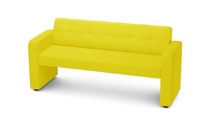 Кухонный диван Бариста 150 желтого цвета