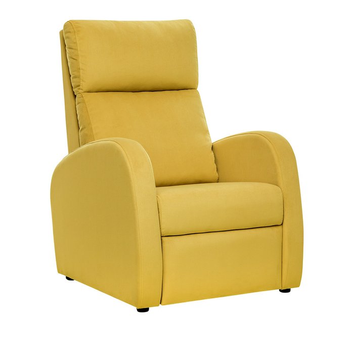 Кресло реклайнер Грэмми M желтого цвета