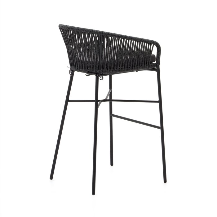 Барный стул Yanet черного цвета - лучшие Барные стулья в INMYROOM