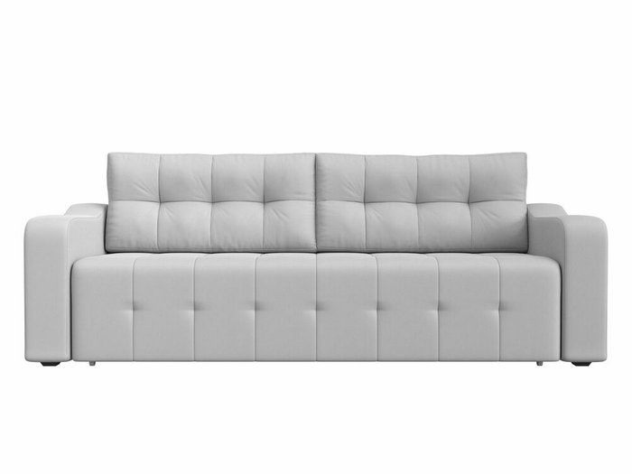 Прямой диван-кровать Лиссабон белого цвета (экокожа) - купить Прямые диваны по цене 45999.0