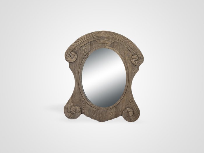 настенное Зеркало в раме из состаренного дуба 