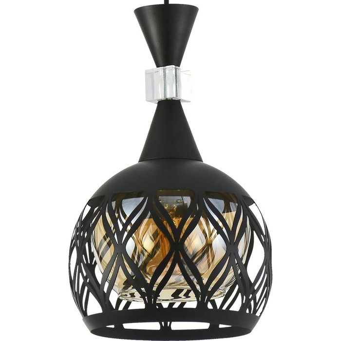Подвесной светильник 03026-0.9-01 BK (металл, цвет черный) - лучшие Подвесные светильники в INMYROOM