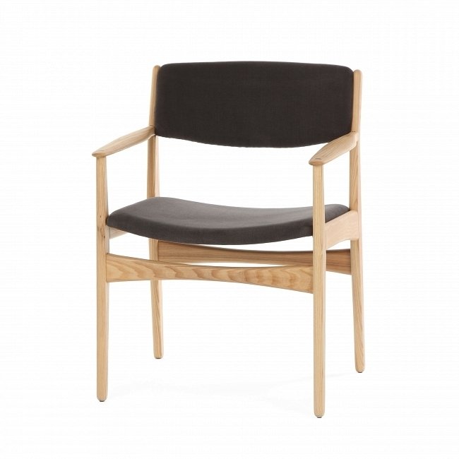 Стул Danish Chair из дерева с кожаным сиденьем