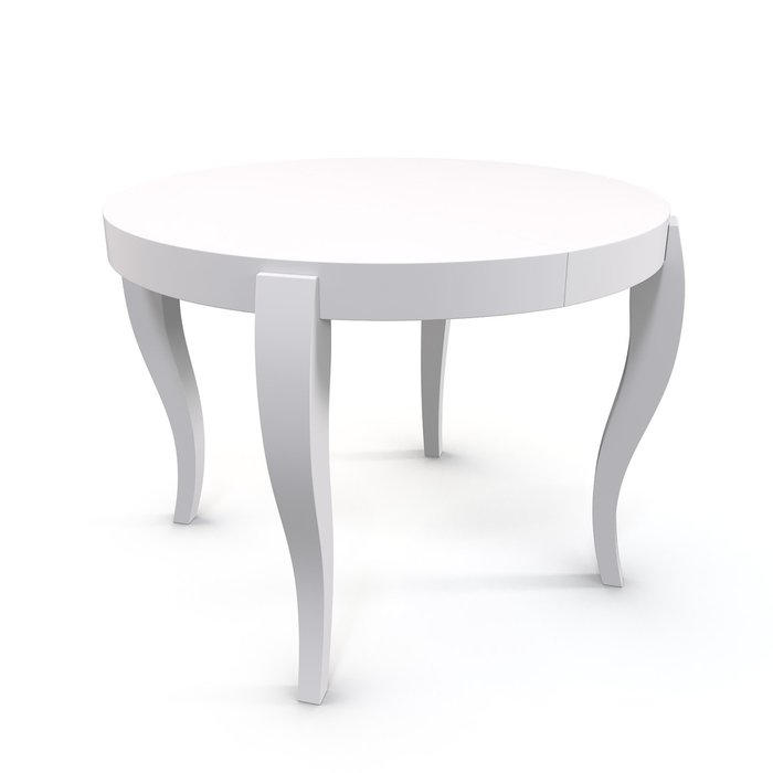 Раздвижной обеденный стол Элис белого цвета - купить Обеденные столы по цене 38181.0
