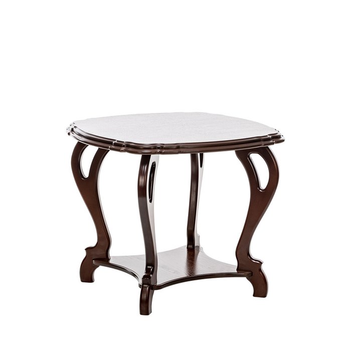 Кофейный столик П коричневого цвета