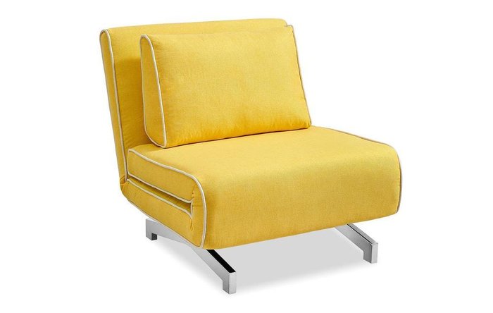 Кресло-кровать Denny желтого цвета