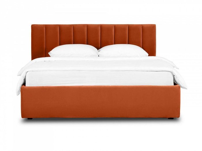 Кровать Queen Sofia 160х200 Lux терракотового цвета с подъемным механизмом - купить Кровати для спальни по цене 76560.0