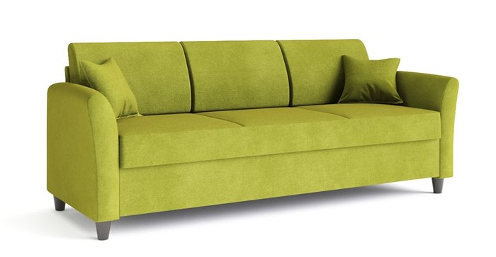 Диван-кровать Катарина зеленого цвета - купить Прямые диваны по цене 55577.0
