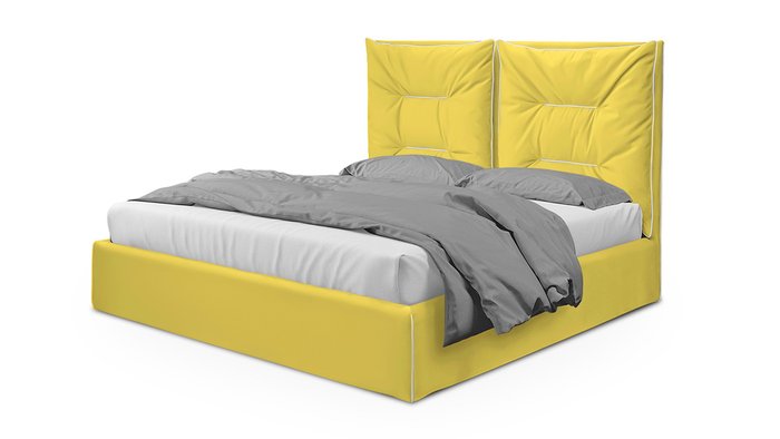 Кровать Миранда 180х200 желтого цвета