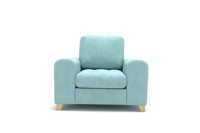  Кресло Vittorio MT голубого цвета - купить Интерьерные кресла по цене 31400.0
