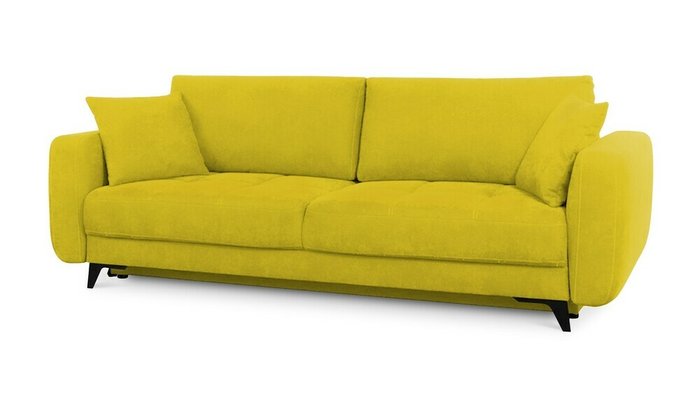 Диван-кровать Бербери Лайт 150х200 желтого цвета