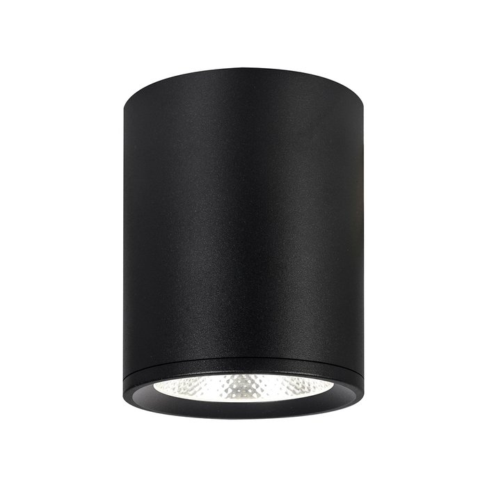 Потолочный светодиодный светильник черного цвета