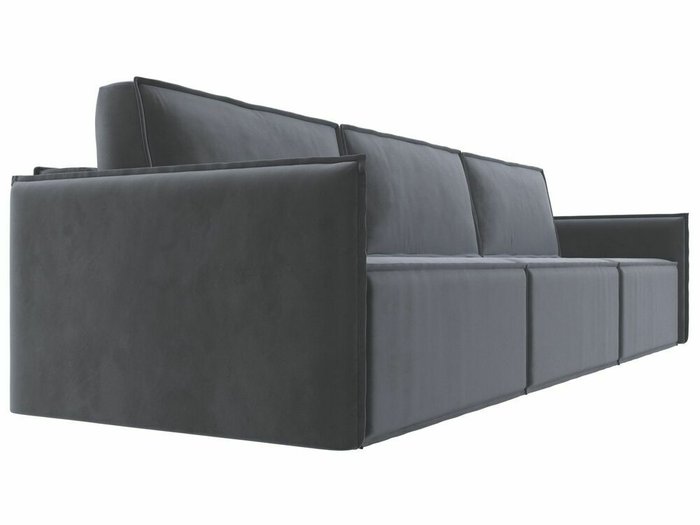 Прямой диван-кровать Либерти лонг серого цвета - лучшие Прямые диваны в INMYROOM