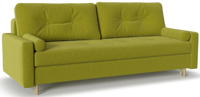Диван-кровать прямой Белфаст unit green зеленого цвета