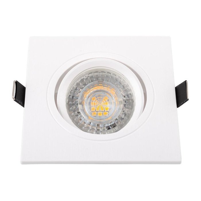 Встраиваемый светильник белого цвета - купить Встраиваемые споты по цене 491.0