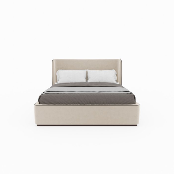 Кровать Perfecto 160х200 бежевого цвета с подъемным механизмом - лучшие Кровати для спальни в INMYROOM Кровать Perfecto 160х200 бежевого цвета с подъемным механизмом - лучшие Кровати для спальни в INMYROOM