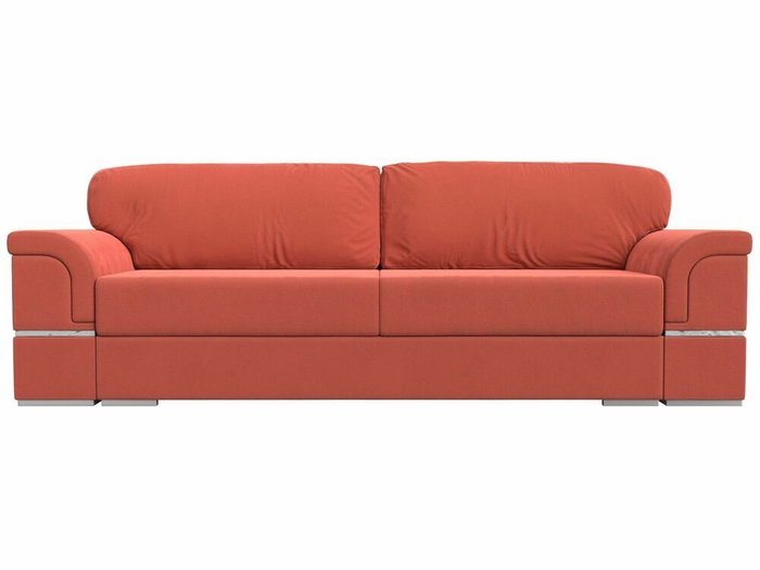 Прямой диван-кровать Порту кораллового цвета - купить Прямые диваны по цене 58999.0