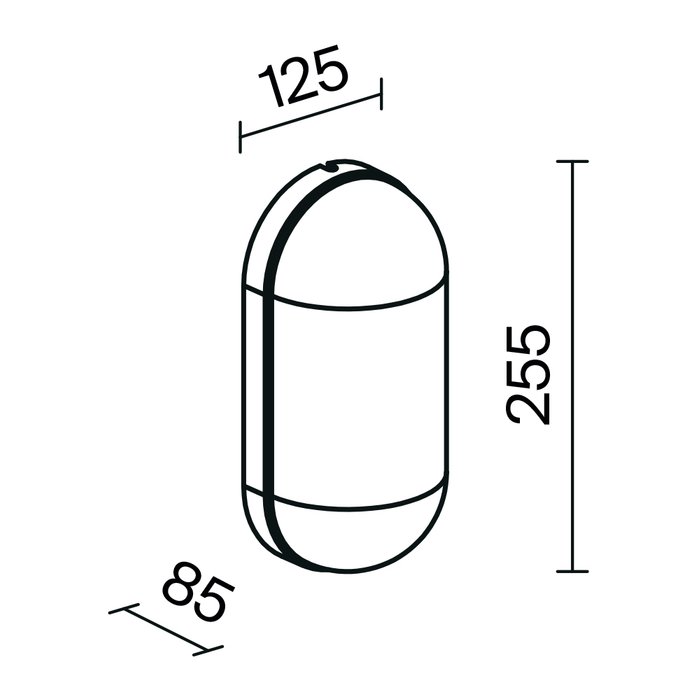 Настенный светильник (бра) Outdoor O449WL-01GF Candle Outdoor - купить Настенные уличные светильники по цене 5590.0
