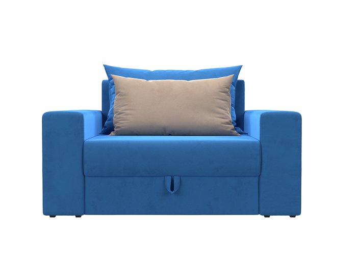 Кресло-кровать Мэдисон темно-голубого цвета - купить Интерьерные кресла по цене 25990.0