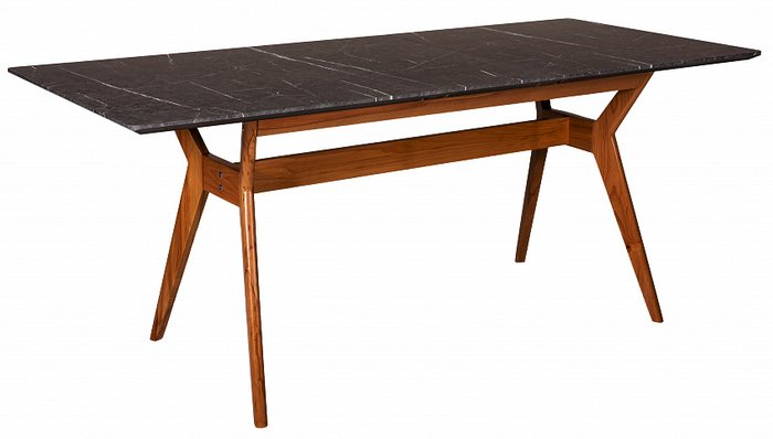 Стол обеденный раскладной Нарвик серо-коричневого цвета - купить Обеденные столы по цене 35460.0