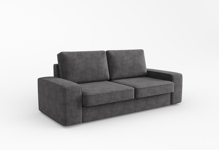 Диван-кровать Lykke серого цвета - купить Прямые диваны по цене 86889.0